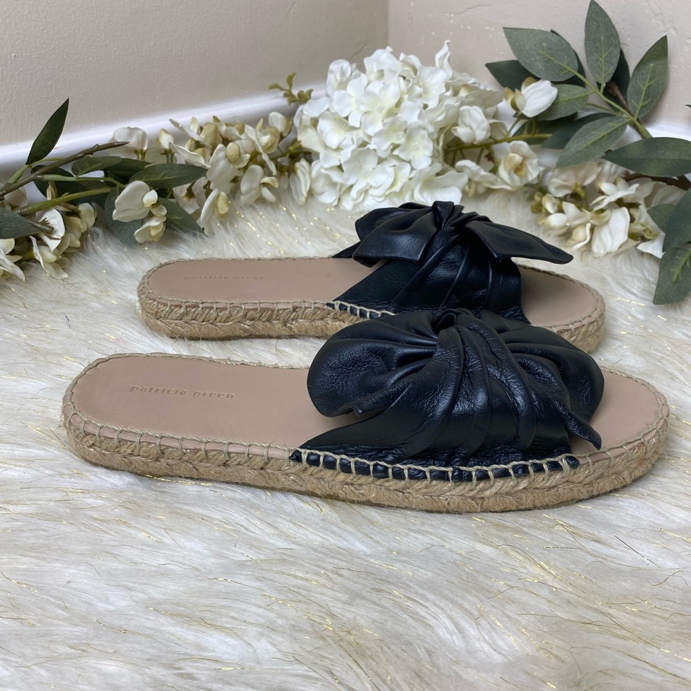 Patricia Green Belinda Bow Espadrille Sandal sz8.5